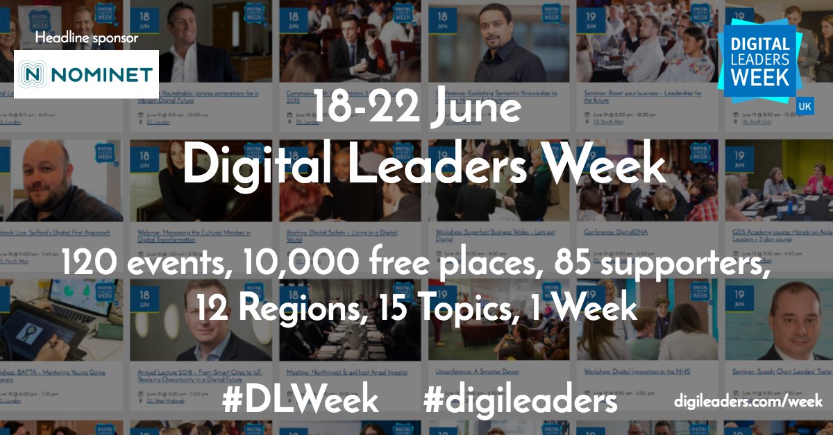 DigileadersSW's tweet photo. Stay in the loop and follow the Digital Leaders Week activity with the hashtags #DLWeek and #digileaders 🎉

https://t.co/Sp0l0Czssz https://t.co/ErRxvBjmzU