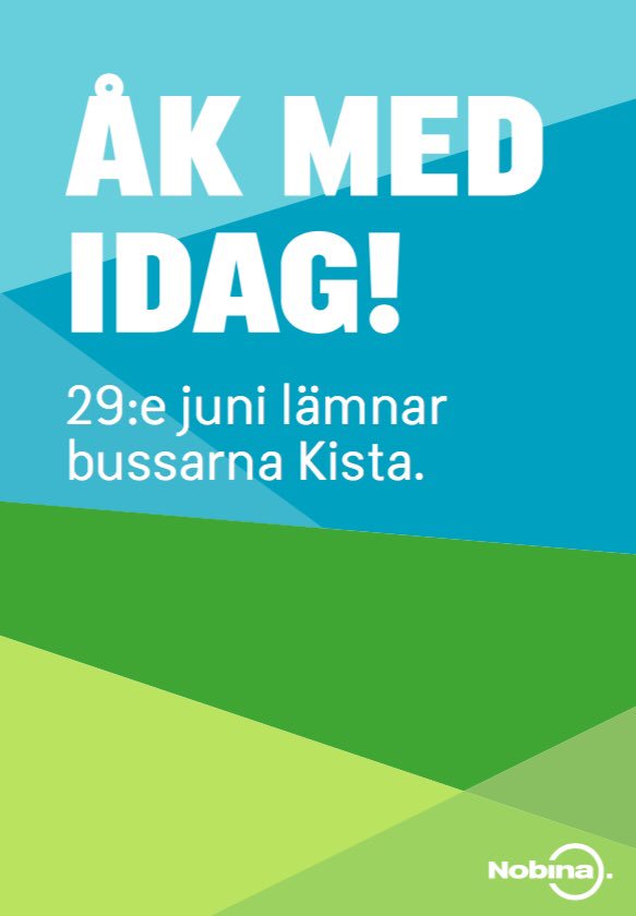 Gör som 19 000 andra (än så länge), testa bussarna i Kista innan 29:e juni vilket är sista dagen för projektet.