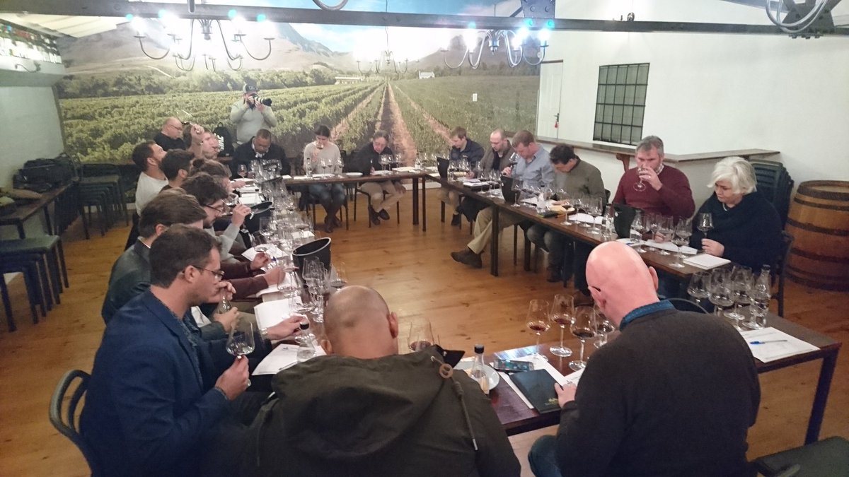 .<a href="/SASommeliers/">SASA</a> tasting. With <a href="/ChristianEedes/">Christian Eedes</a> teaching us How To Judge Wine at <a href="/WineCellarCoZa/">Wine Cellar</a>