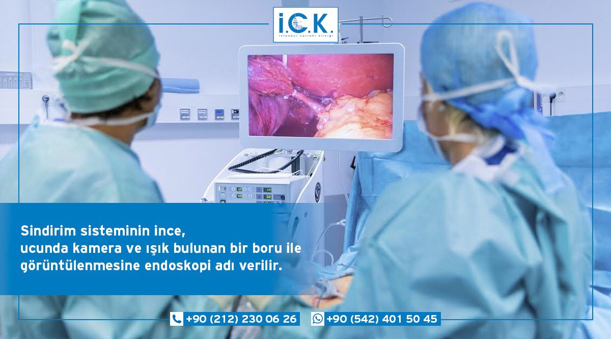 Sindirim sisteminin ince, ucunda kamera ve ışık bulunan bir boru ile görüntülenmesine endoskopi adı verilir. ☎ 7/24 Bilgi: 0212 230 06 26 📲 WhatsApp: 0542 401 50 45 istanbulcerrahiklinigi.com #istanbul #sağlık #endoskopi