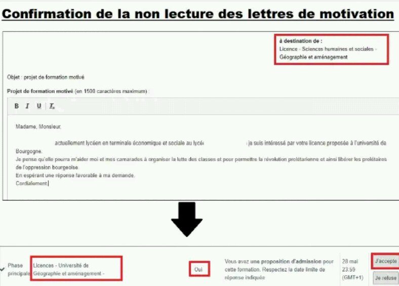 Lettre De Motivation Licence 1 Géographie Et Aménagement 