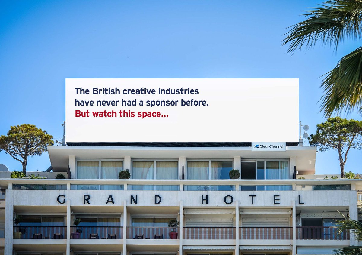 Heading out to #CannesLions ? Watch out for how the UK’s Department for International Trade is championing the UK’s contribution to exceptional global creativity. Look out for it on the Grand Hotel digital OOH space > Take a picture or video > Share using #CreativityIsGREAT