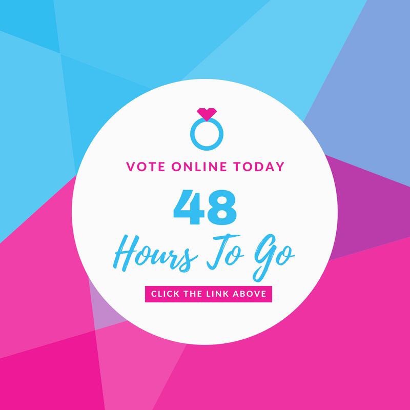 WeddingJournal's tweet photo. ONLY 48HRS LEFT TO VOTE! 💍💫
Vote for your FAV ROI Supplier/ Venue online NOW!
All of the winners will be announced at our Gala Awards Evening in Dublin this SUNDAY!🏆🥂#WJReaderAwards2018
Click the link to VOTE!⬇️
https://t.co/VDbcDdCrPZ https://t.co/efQMX2yAMR