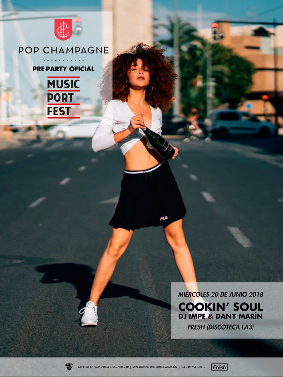 Este miércoles os esperamos en Pop Champagne con <a href="/CookinSoul/">Cookin Soul</a> 🍾
Apúntate en la3club.es/listas ✏