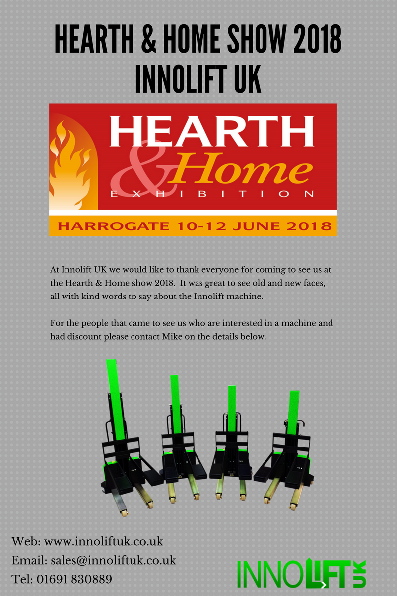 InnoliftUK's tweet photo. #hearthandhome2018 #innolift #stoves #logistics https://t.co/Bo3VEbPlRa