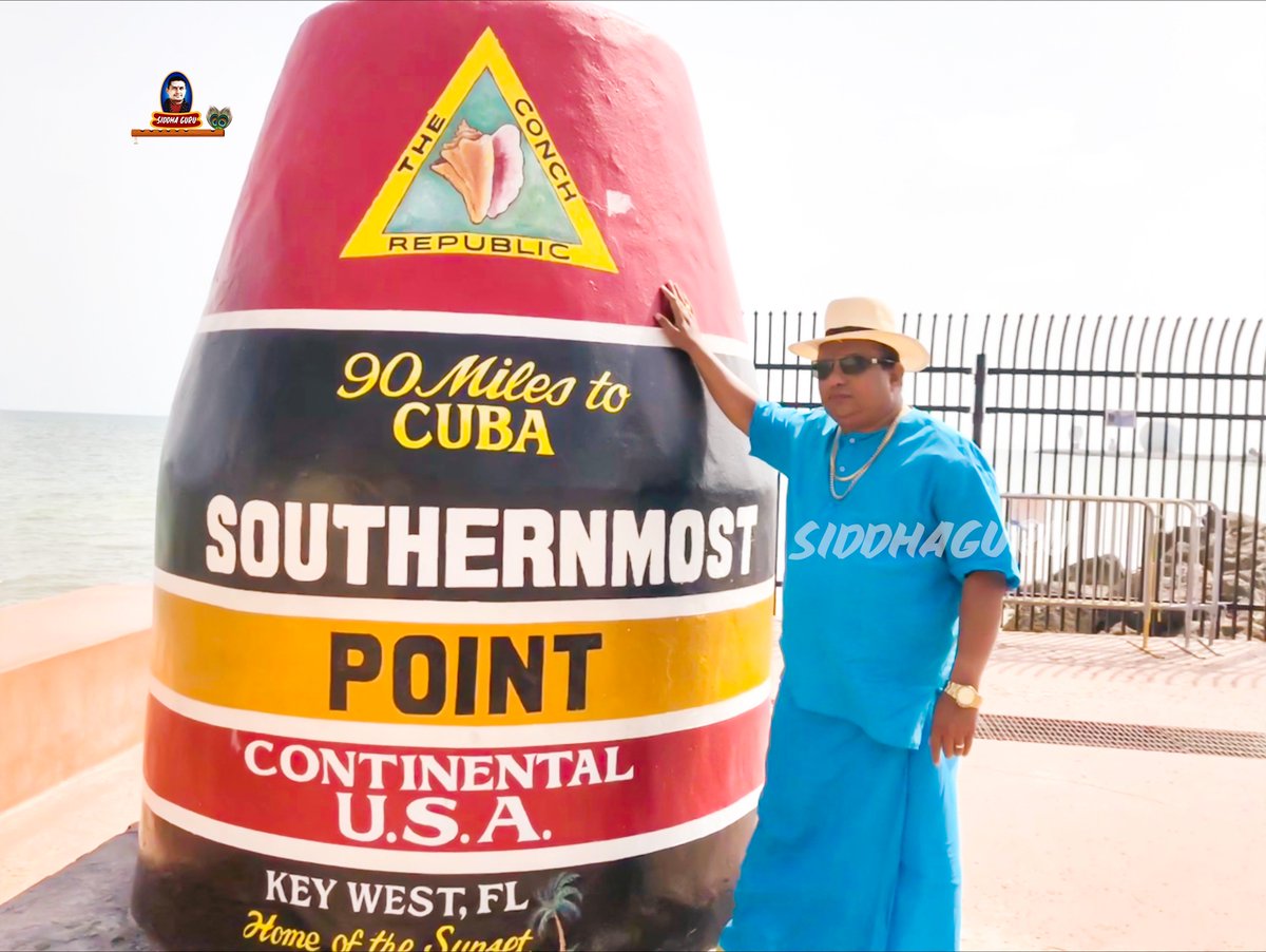 SiddhaguruRM's tweet photo. The southernmost point buoy - key west, Florida
#Florida #Key_west #Siddhaguru #USA https://t.co/Md2V7byNZo