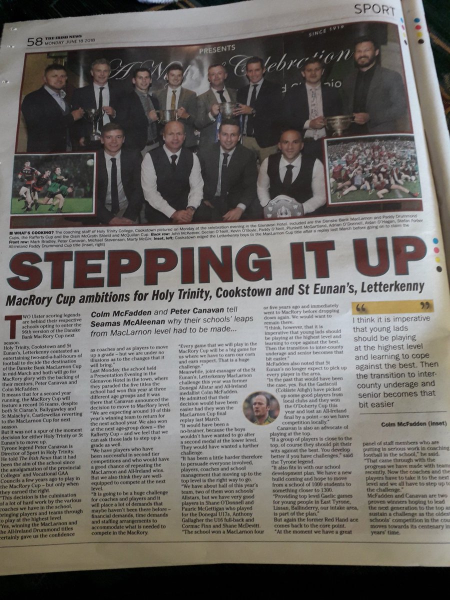 Ulster Schools GAA tweet media