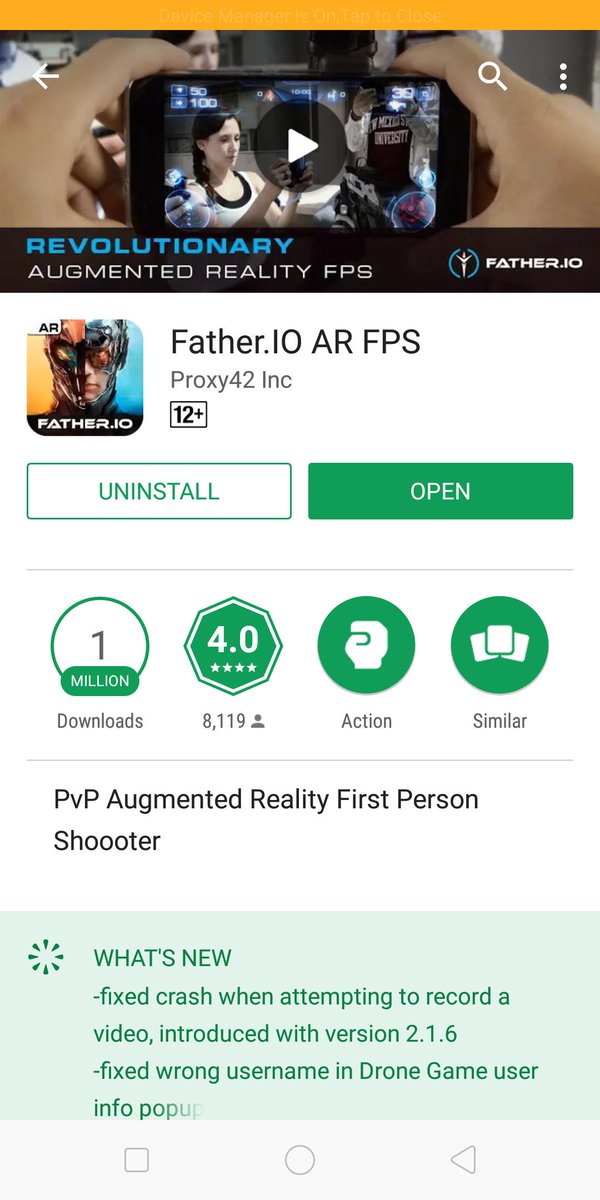 ElbaTec_off's tweet photo. Hmmm, the next level of gaming!!!
Multiplayer AR shooting game!!🤔
I think this is going to be the upgrade for Pubg!!!😂 https://t.co/CTz51UOUBs