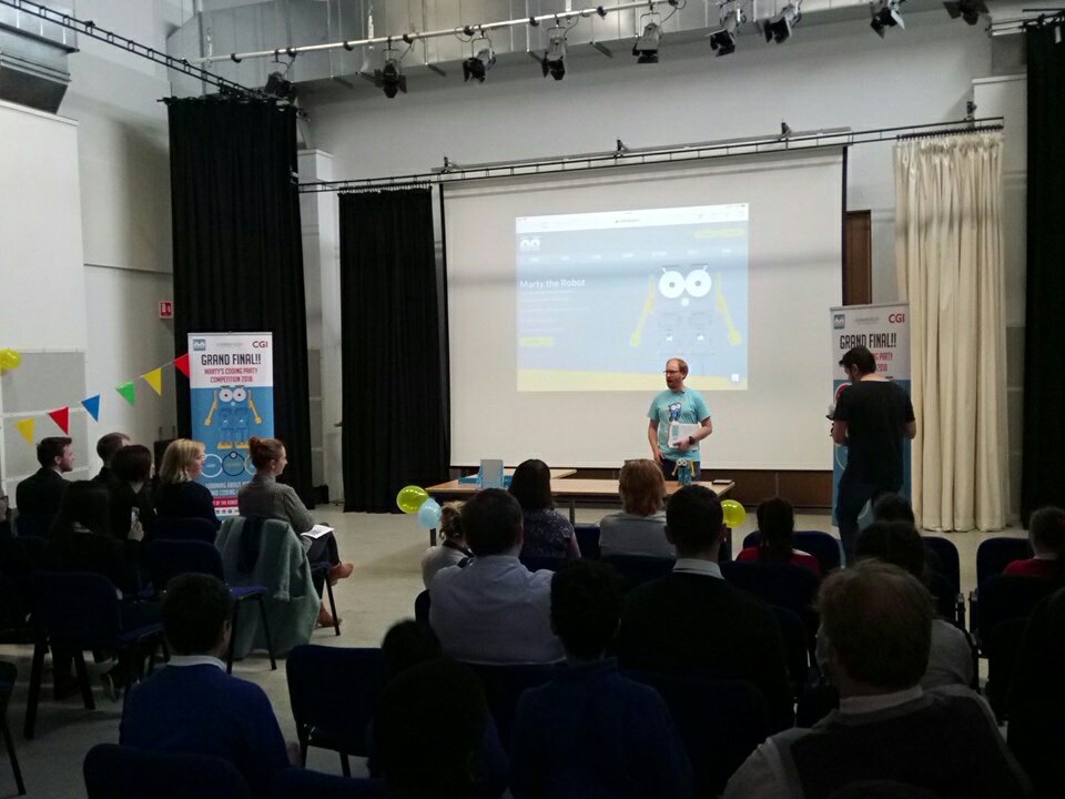 RoboticalLtd's tweet image. Introductory speech from the headmaster of @forresterhs as well as @RoboticalLtd CEO Dr Sandy Enoch #MartysCodingParty18 #edtech #robotics