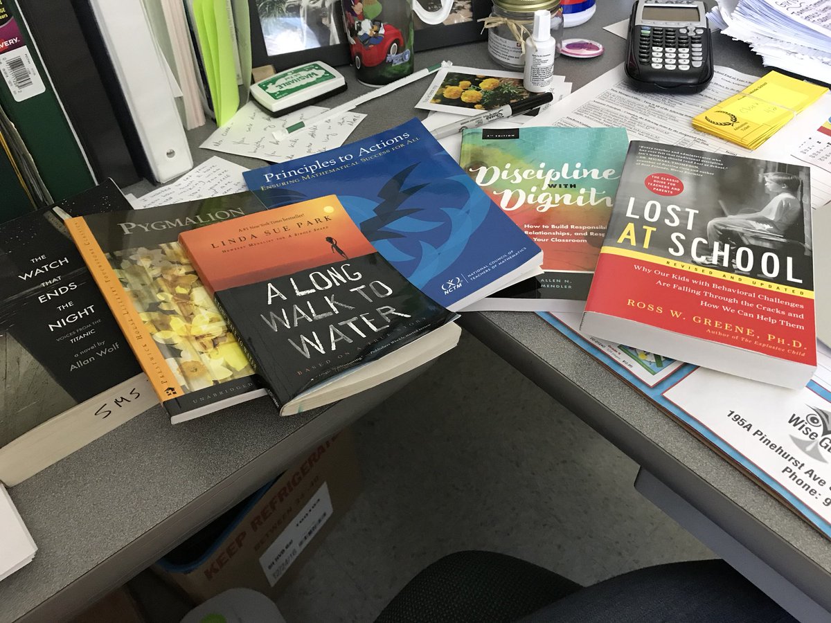 loveisaSHEA's tweet photo. #SummerReading #neverstoplearning #ITeachMath #iteachkindness #educationreform https://t.co/MlCwxxCUCv