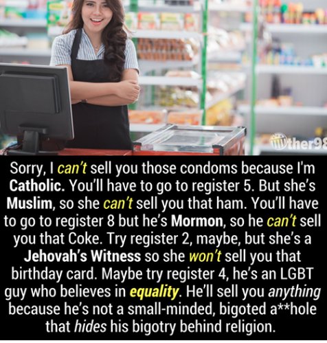 newdemocracy16's tweet photo. I just think this meme is SO spot on ! Retweet it if you think it has #WednesdayWisdom #CakeEquality #LGBT #Resist https://t.co/ox4KVKIfYC