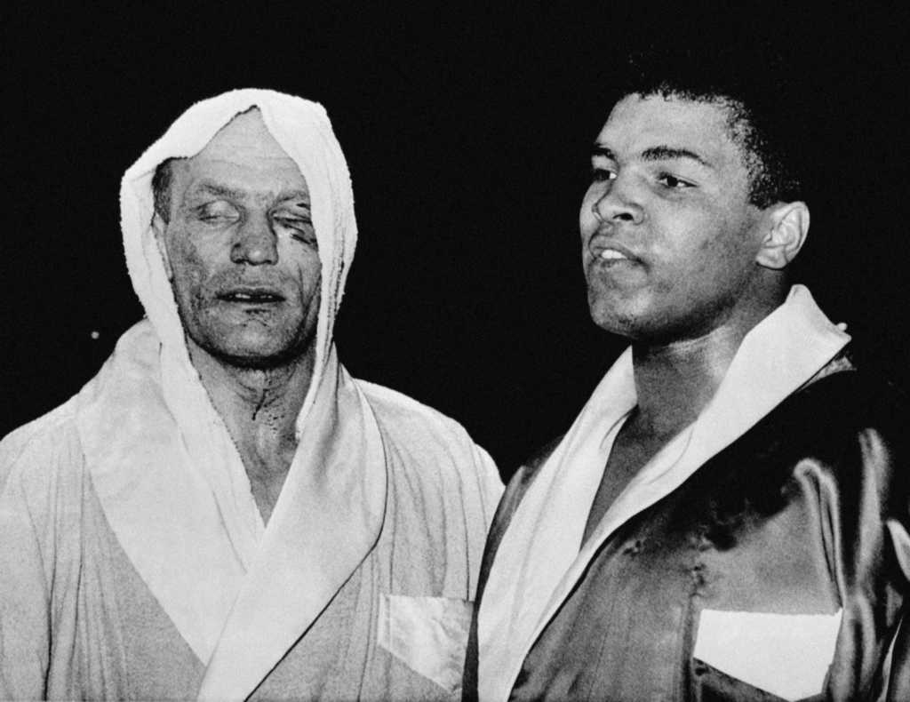 This is What Henry Cooper and Muhammad Ali [Cassius Clay] Looked Like  on 6/18/1963 