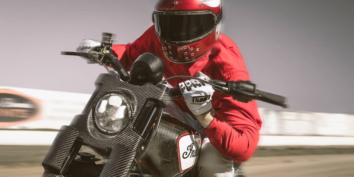 RollfastUSA's tweet photo. Racer and photographer Dimitri Coste had a date with the #FTR1200 Custom right where it all began on the American flat track.

See more at h... https://t.co/JxS6mFGRCd