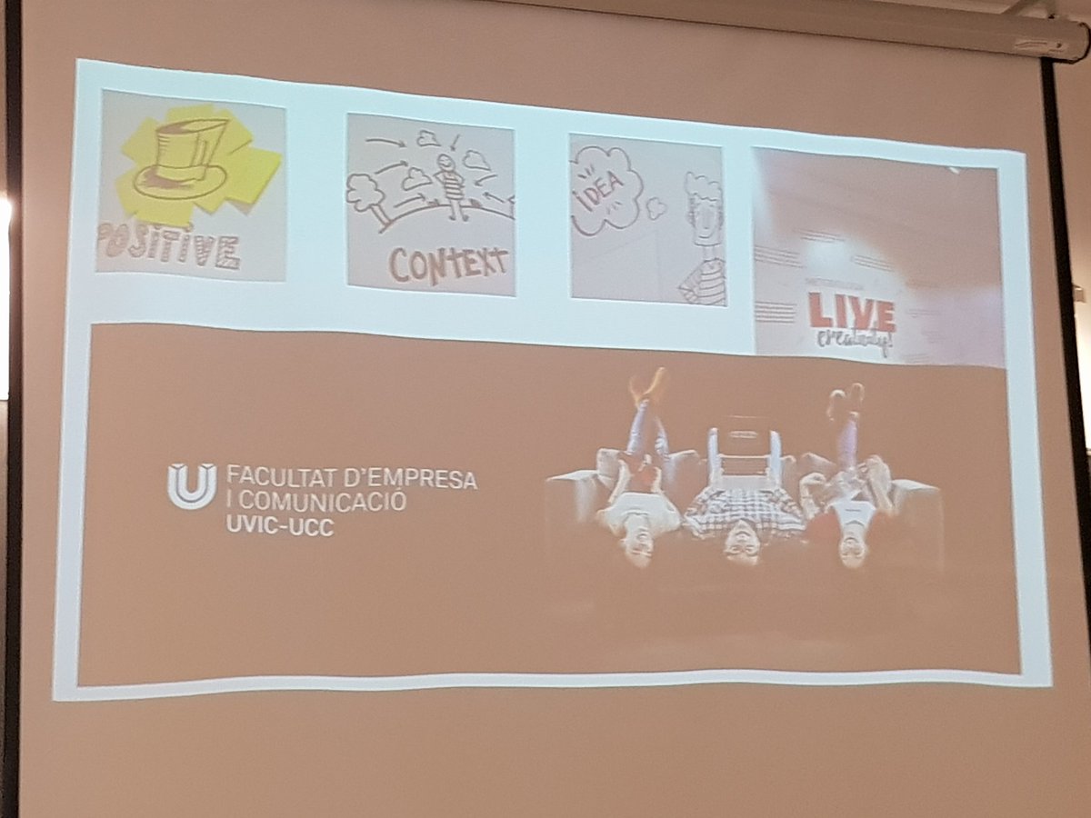 AndreaBikfalvi's tweet photo. @uvic_ucc i @imaginecc convidats a la sessió de formació @univgirona @iceudg aprenentatge basat en creativitat i realitat! #livecreativity #lombardmethod Tot per preparar #masterMEDE curs 18-19! @DianaBallart @JLlachPages @rudi_dKas @PilarMarquesGou @qgudayol https://t.co/8zIMKFnrkh