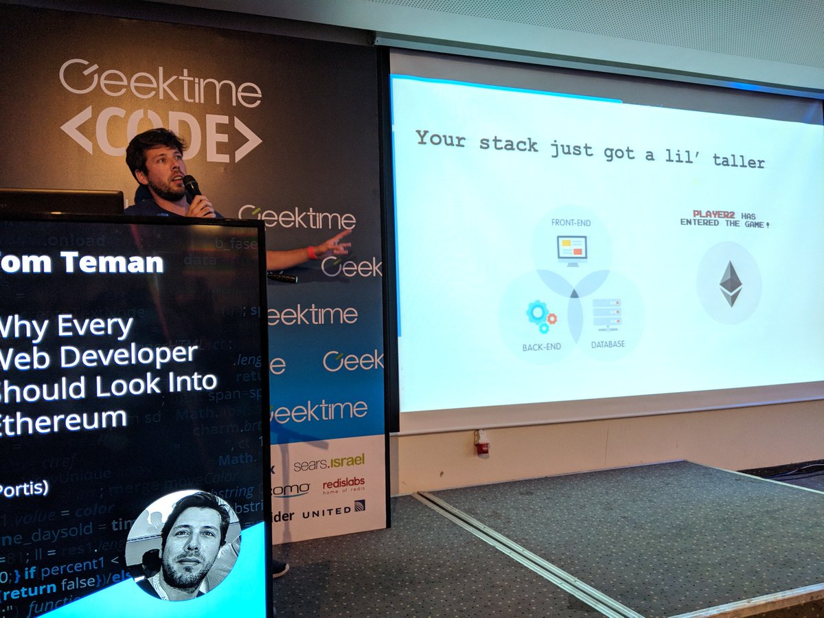 UriShaked's tweet image. Ethereum: PLAYER2 HAS ENTERED THE GAME ! 
@tomteman @Radotzki @portis_io #GeektimeCode 🕹️🔗⏹️