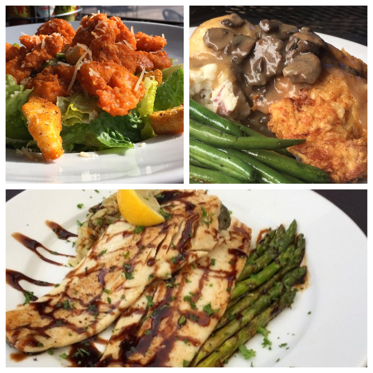 FPNMoreland's tweet photo. Weekly Features:

Buffalo Shrimp Caesar
Buttermilk Fried Chicken BLT
Georgia Rainbow Trout

*N'awlins Bread Pudding is on the house when you order one of our features on Wednesday. And don't forget to download the Thanx app or go to https://t.co/moKGn4zbBO https://t.co/cXcYBJM1gc