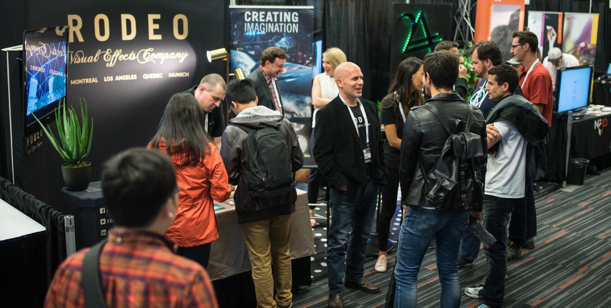 FXRodeo's tweet photo. Day 1 of #effectsMTL at Booth #35. Another exciting day awaits! https://t.co/788ZCupv64