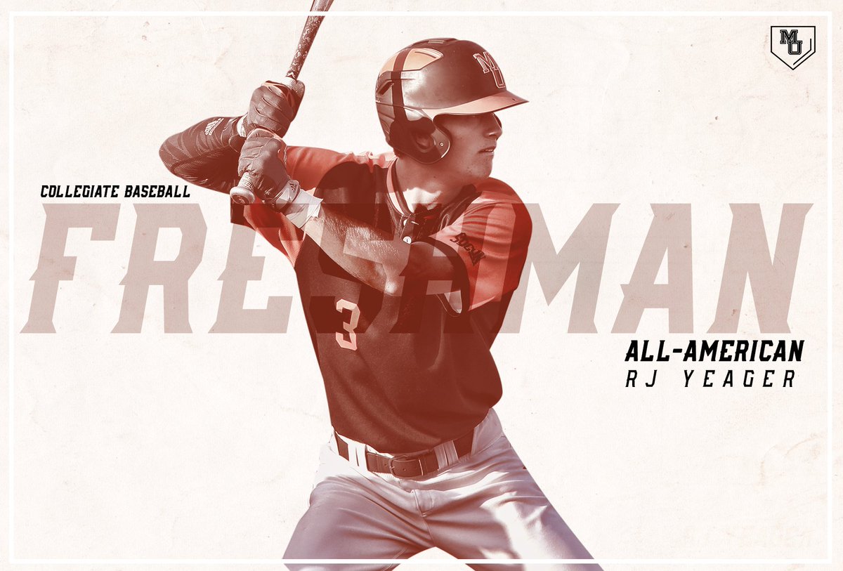 MercerBaseball's tweet photo. Congrats to @rj_yeag1 for being named a Freshman All-American by @CBNewspaper!

#RoarTogether

📰: https://t.co/iIAkct2dES https://t.co/bg8IAUghsS