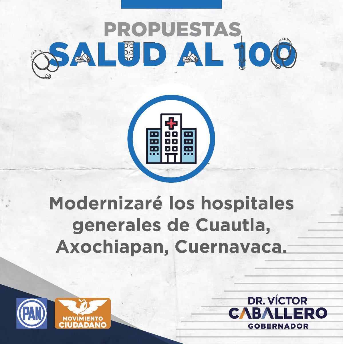 CaballeroSolano's tweet photo. Lograr que todos los morelenses tengan acceso a servicios de salud dignos y de calidad, es mi compromiso como gobernador. #GobernadorDeLaSalud
#MorelosEsNuestro #VíctorCaballero #CaballeroGobernador https://t.co/4oz3kgPShX