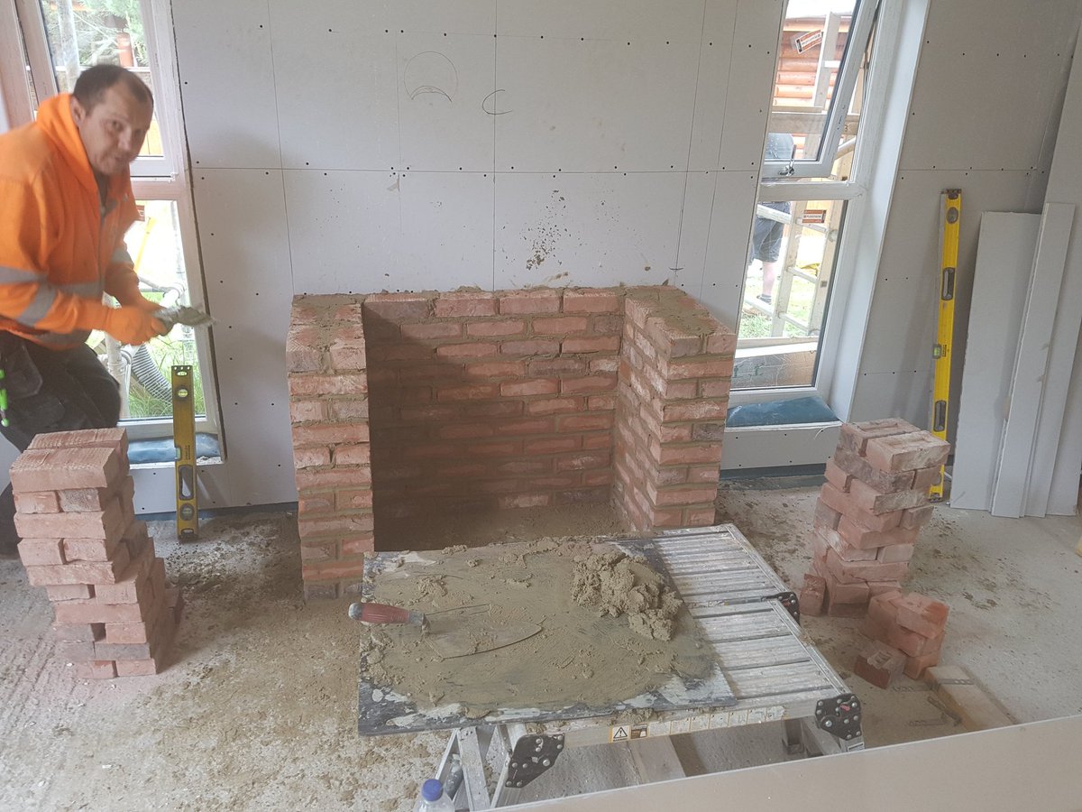 walls_your's tweet photo. A fun day at the office, start with the @SchiedelUK chimney system tomorrow. https://t.co/3cEnIBMMzb