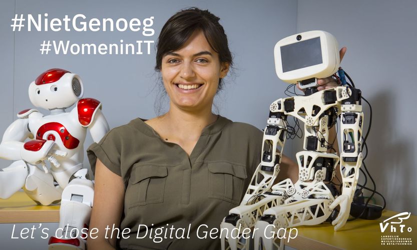 CodePactNL's tweet photo. @VHTOamsterdam start campagne #NietGenoeg #WomeninIT: Let’s close the Digital Gender Gap! https://t.co/lRZ8lEIZKV