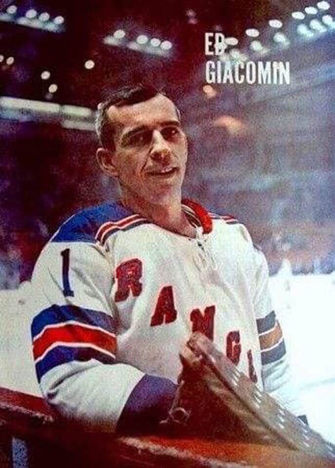 Happy Birthday to Rangers Great, # 1 in the Rafters and in the hearts of all Rangers Fans Eddie Giacomin! 