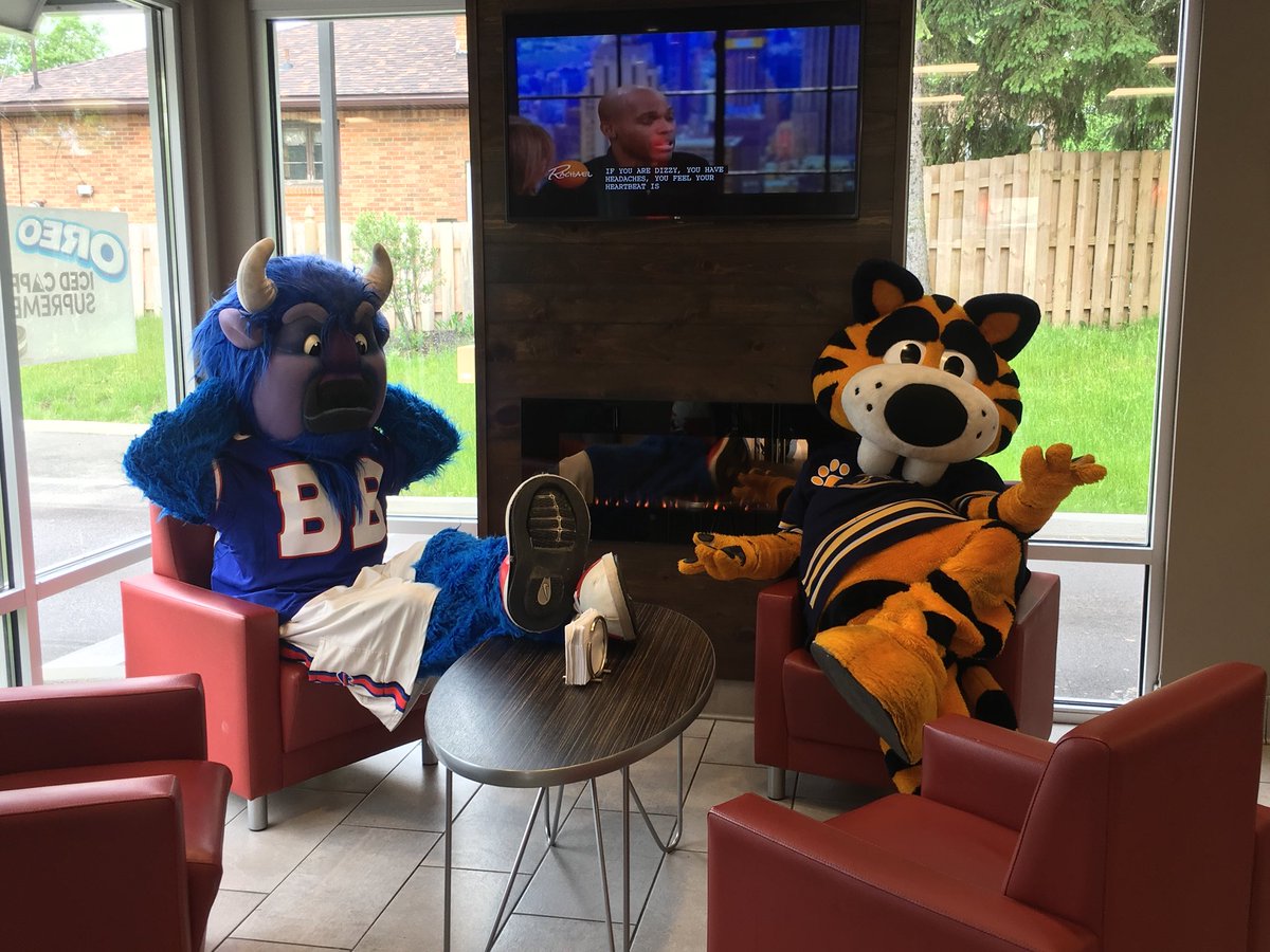 Sabretooth_NHL's tweet photo. It’s @TimHortonsUS Camp Day! Grab a hot or iced cup of coffee today to help send kids to camp. 😸 https://t.co/gKDH00wzh2