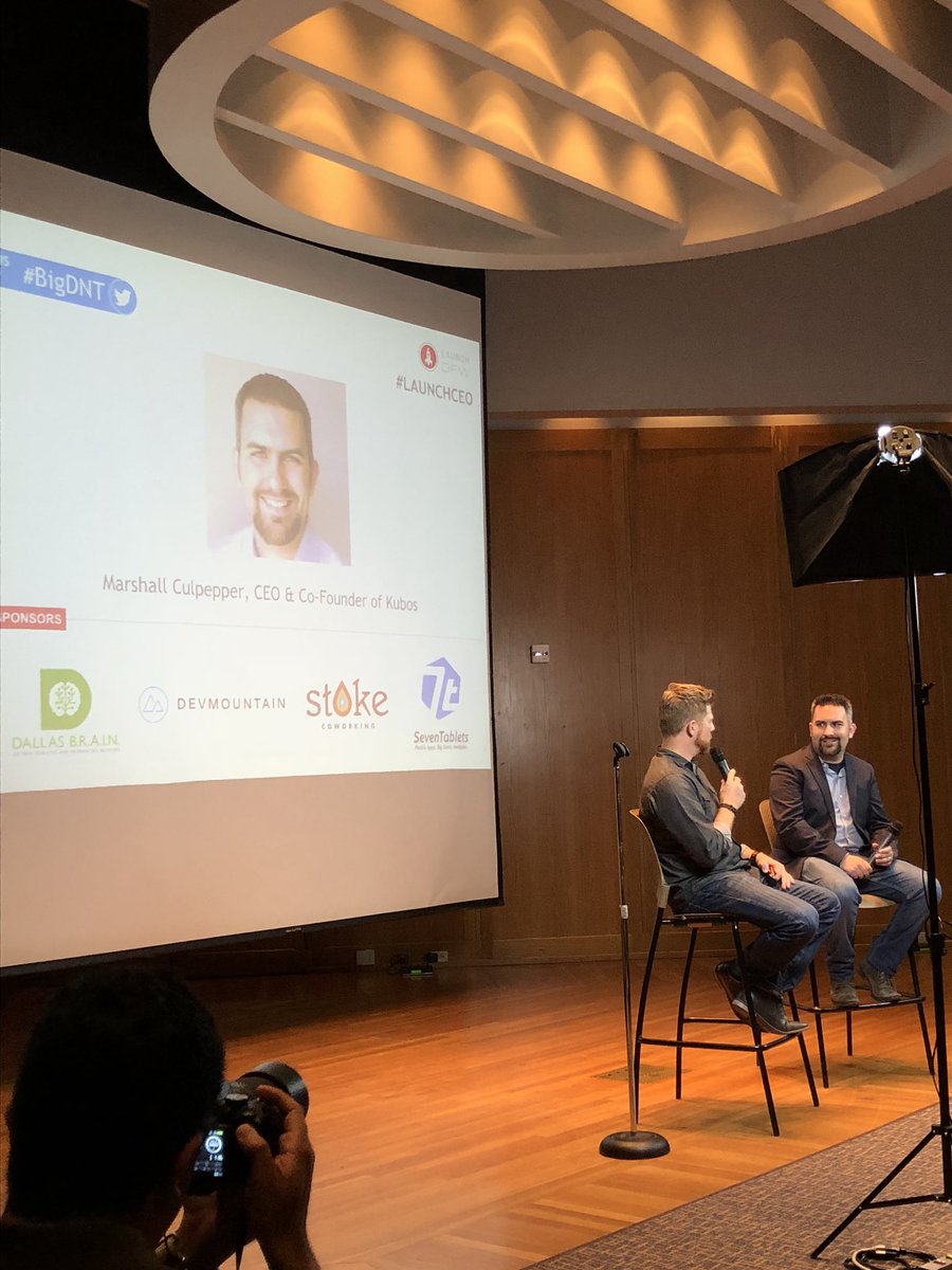 LaunchDFW's tweet photo. Thanks to @marshall_law, @CortexTherapy & @exosaerosystech for presenting with us last night! Great pitches, cool tech, and some new faces in the the community. We can’t wait to do it all again with you in September! #BigDNT #LaunchCEO #Dallas #Denton #startups https://t.co/SE4kDTpxDE