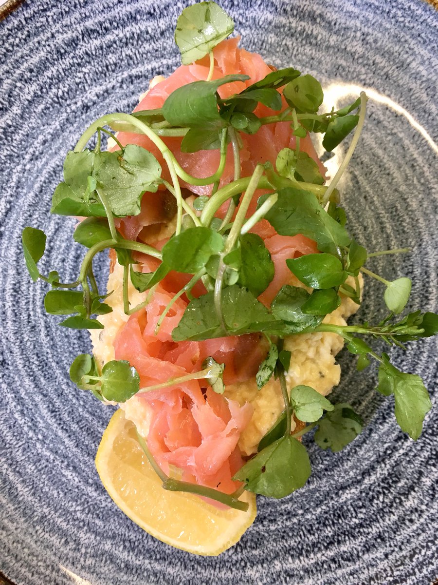 Making the most of our lovely local sourdough with some salmon and scrambled eggs on the brunch menu <a href="/HeartHexham/">The Heart, Hexham</a>. #bread #sourdoug #northumberland <a href="/NlandEats/">Northumberland EATS</a> <a href="/NlandDogFriend/">Northumberland Dog Friendly</a>