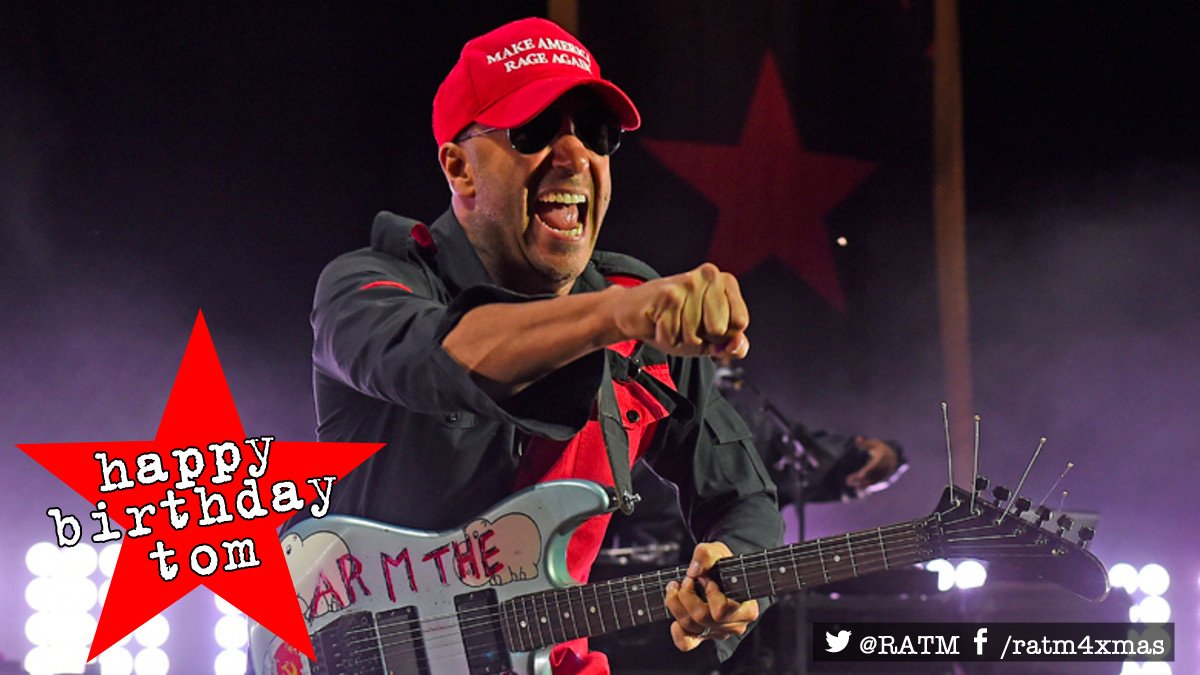 RATM's tweet image. 🎂 Happy Birthday Tom!