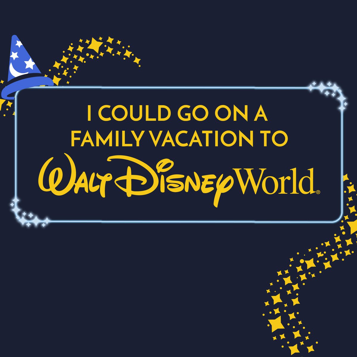 Lucktastic is giving away a Disney World vacation! lucktastic.com/twShareFunnel