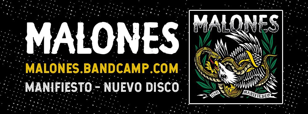MALONES0341's tweet photo. Escucha MANIFIESTO en https://t.co/K3Ir0UcZHy ✊ #MALONES2018 #MALONESnuevodisco #MALONESmanifiesto #punkrock #punkrocknroll #streetpunkrocknroll #0341 https://t.co/9G2Y39wudR