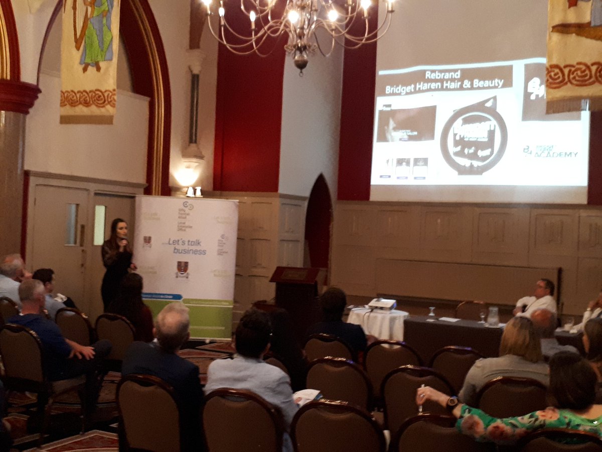 Proud to showcase our website last night and support <a href="/LEOCountyClare/">LEO Clare</a> in spreading the word about their #OnlineTrading voucher programme! #bridgetharenhairandbeauty