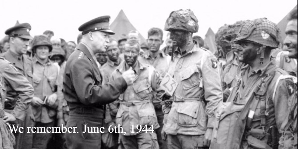 We remember. June 6th, 1944