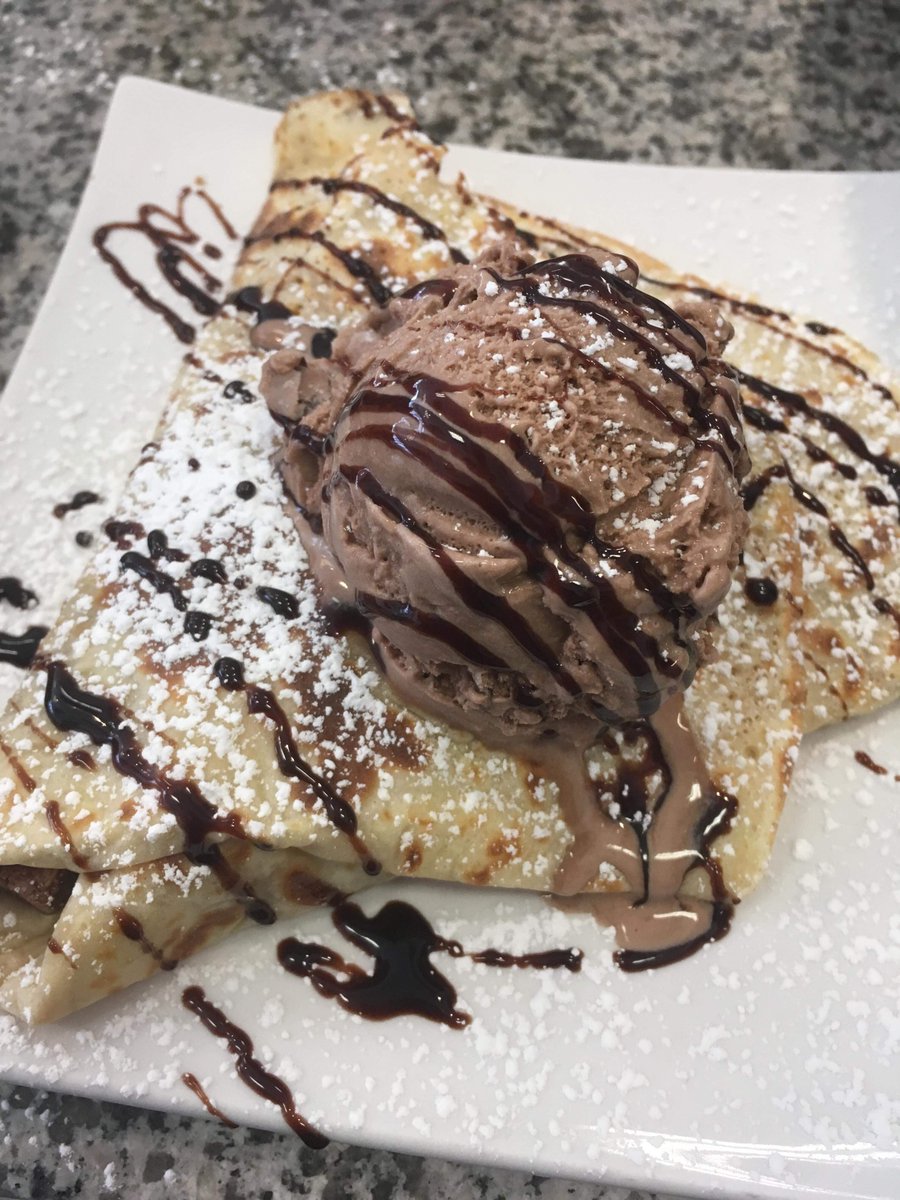 Suzetta_hgate's tweet photo. Our crepeologists have been trying out new recipes today. Don't like anything from the menu? Make your very own crepe using any of the ingredients we have in store 😛

🙌 Mars bar and strawberries with chocolate ice cream 🙌 ready for you to come and try 😍

#crepes #makeyourown https://t.co/7ZOCivOwBd
