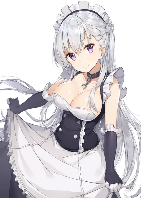 メイドさん
  #アズールレーン 