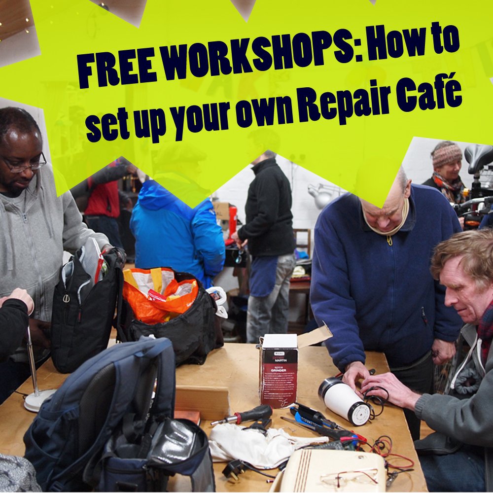 WORKSHOPS // Ever fancied setting up your own Repair Cafe? 🛠️
Come along to our FREE workshops this Saturday to find out how!
Join us in #CheethamHill or #Moston
Details &amp; RSVP via our website
👉 stitchedup.coop/event/repair-c…
#repaircafe #McrRepairCafe #communitytraining pls RT