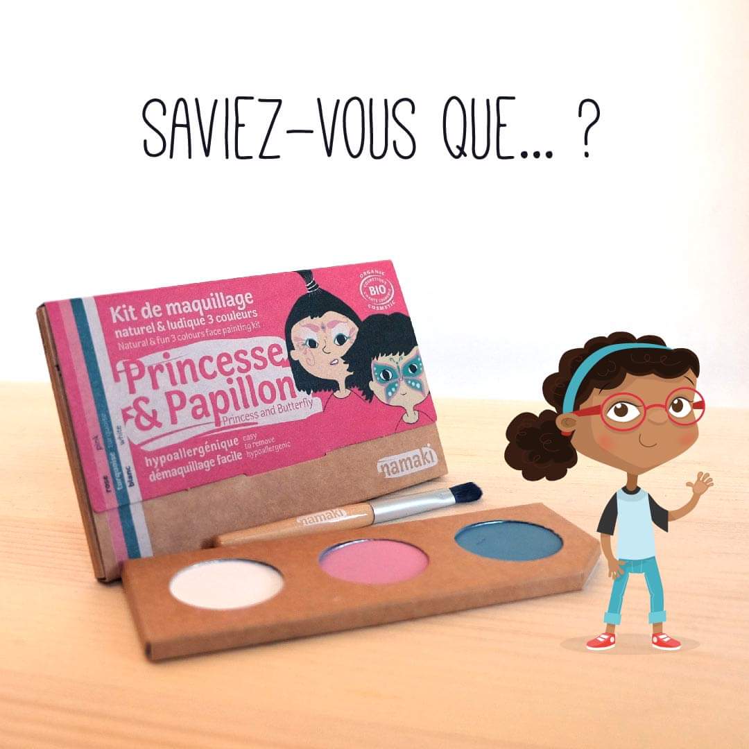 NamakiCosmetics's tweet photo. Chez #namaki, nous n'avons pas attendu le #WorldEnvironmentDay et le défi #BeatPlasticPollution pour proposer des alternatives au plastique. Ainsi, nos kits de maquillage 3 couleurs sont uniquement réalisés en carton recyclable (et il n'y a même pas de colle !) https://t.co/TNdxpZlJMf