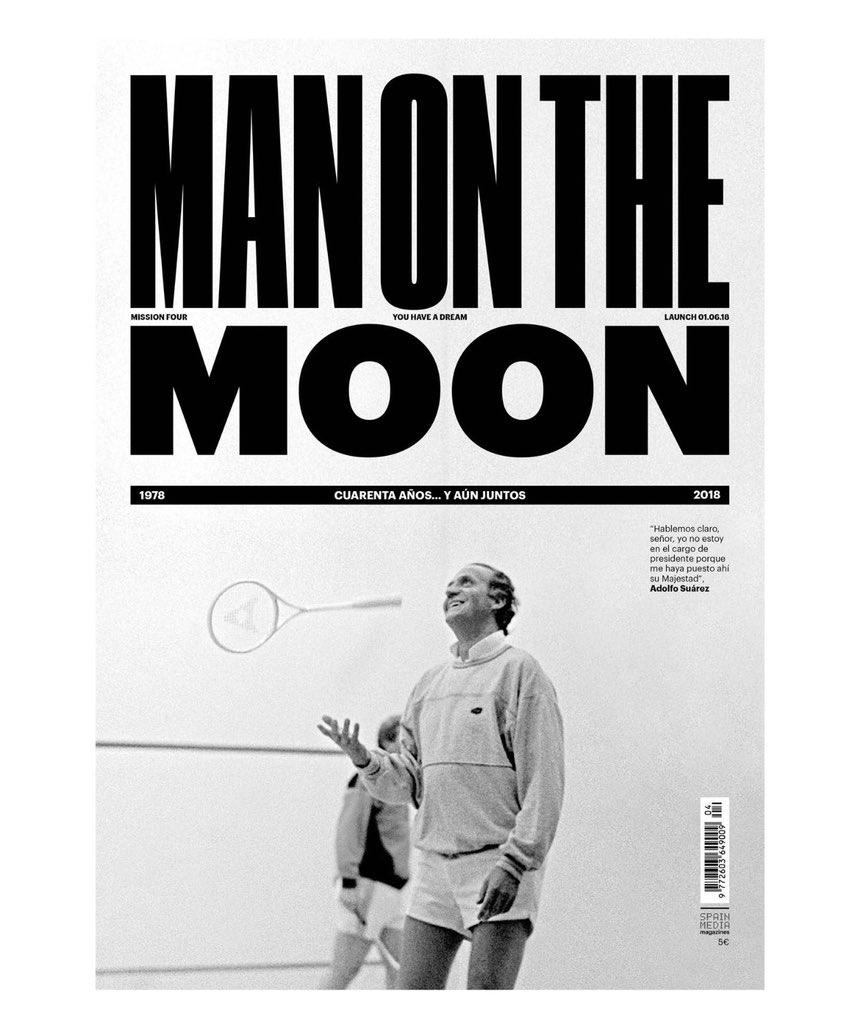 ArodSpainMedia's tweet photo. 40 años juntos El nuevo número de @manonthemoonmag una revista de @spainmediaes #youhaveadream https://t.co/lqlo9ZisIb