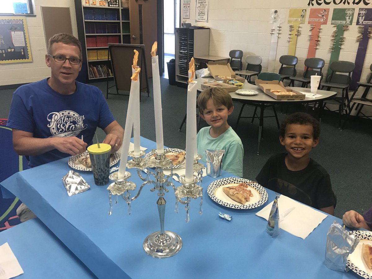 PathwaysPE's tweet photo. Kids earned lunch with the Specials teachers during our Read-A-Thon.....😍
#itscooltoread https://t.co/bS8y3QJfTC
