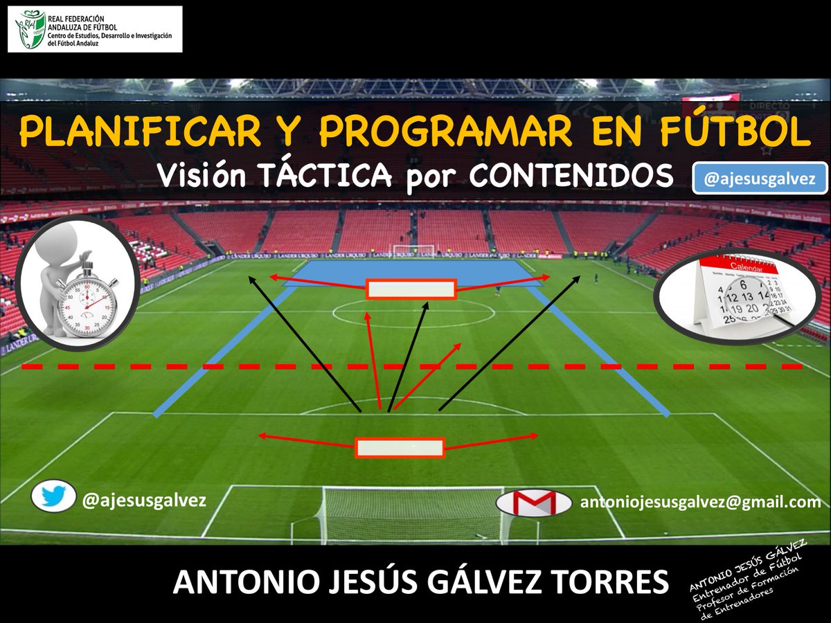 ajesusgalvez's tweet photo. Terminar una ponencia en @cedifa y sentir que mis 15 años de dudas y avances en los banquillos sirven a otros para ordenar sus propias ideas tácticas o metodológicas tiene un valor incalculable.
Ponencia: PLANIFICAR Y PROGRAMAR EN FÚTBOL. Visión TACTICA por CONTENIDOS https://t.co/HqOVkj54Fv
