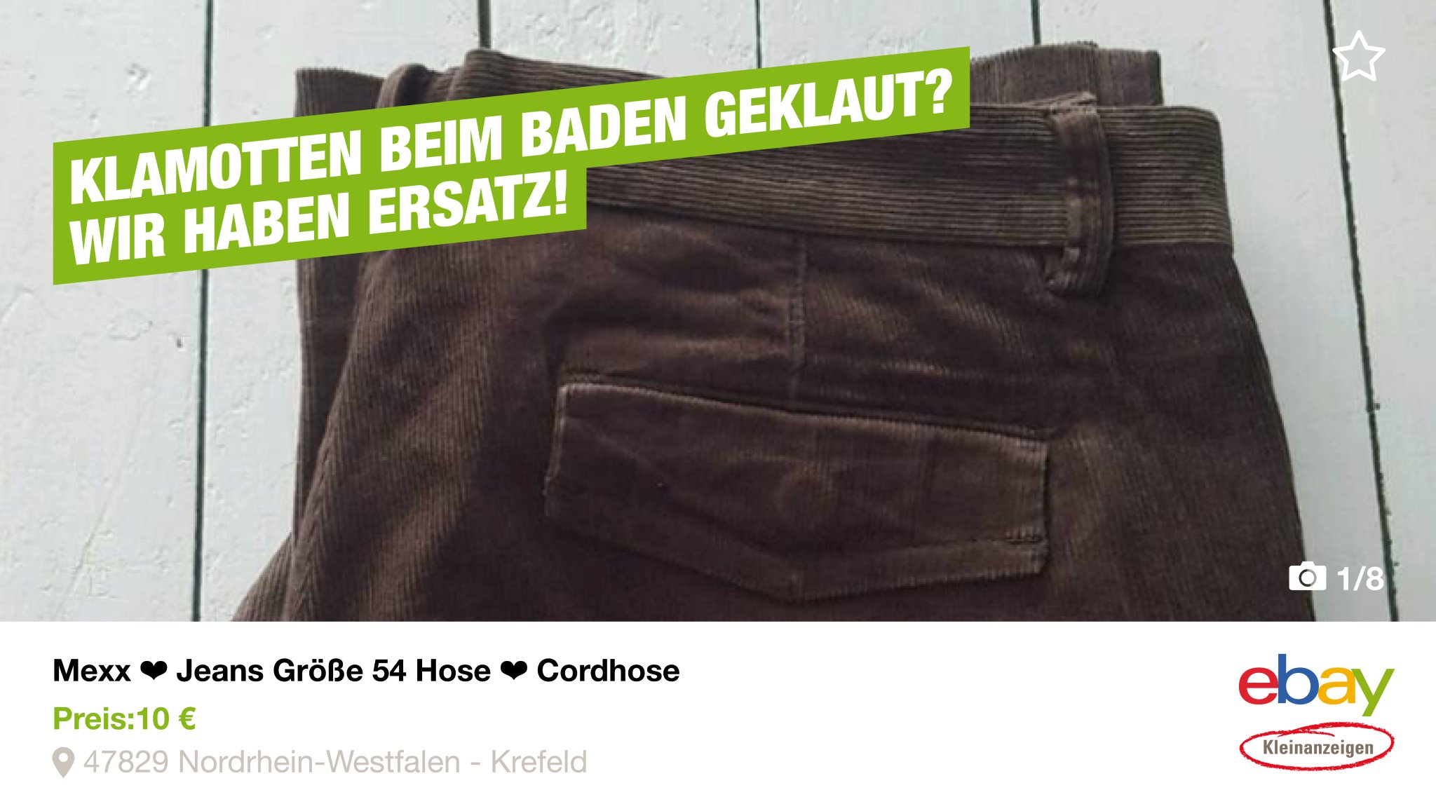 eBay Kleinanzeigen on Twitter: "Alternative Kleidung. #fkk #