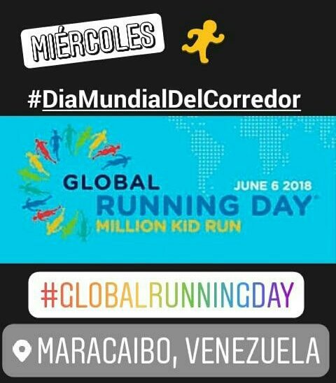 maxjflores's tweet photo. Hoy #6Jun  #GlobalRunningDay          #Maracaibo #Zulia #Venezuela #SoyMaratonista #Correr #Corredor #Corredores #Running #Runners #RunnersVenezuela  #RunnersCommunity #RunnersWorld #WeAreTheRunners #RunPlanet  #RunnersVzla  #WorldeRunners #SomosRunners #RunItFast #GoRunIt #Train https://t.co/cGzn4JPmEB