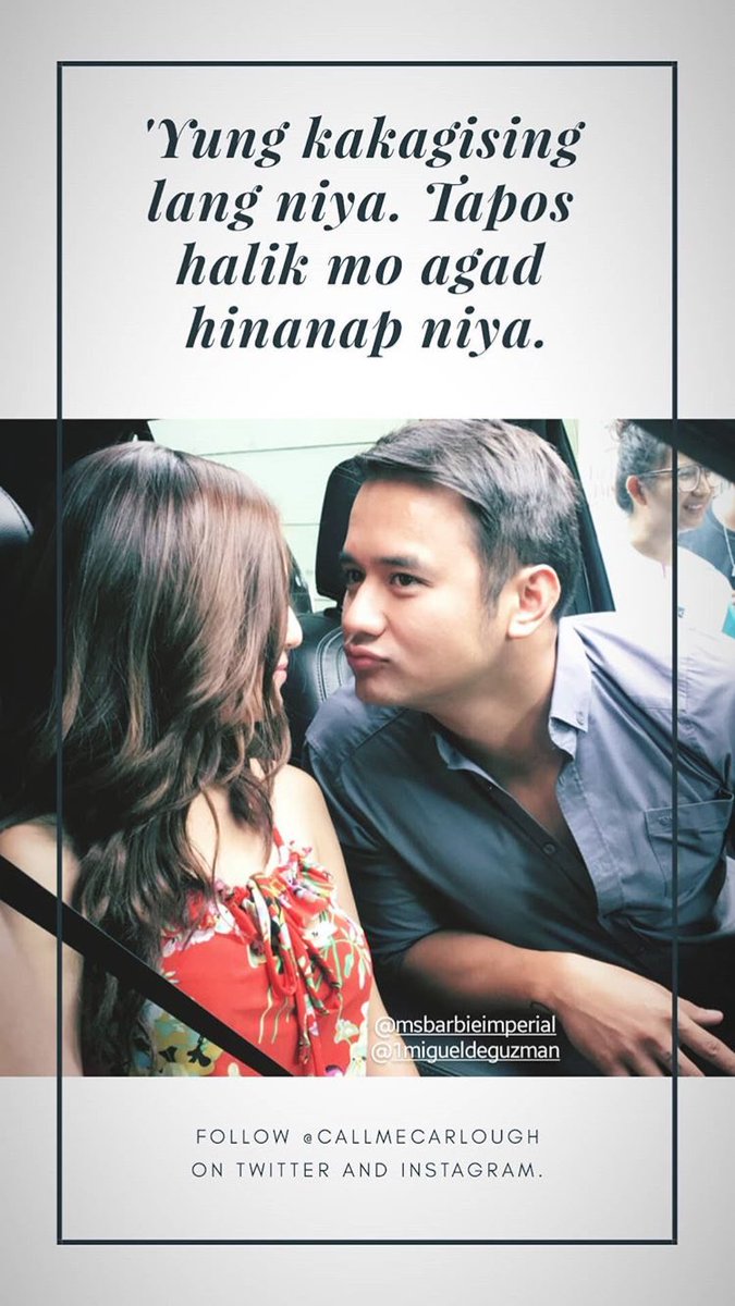 JuanBieOFC's tweet photo. RT mo naman to kung gusto mo din silang ikulong sa isang kwarto para walang istorbo? Nanggigigil sa Kilig and puso kong dilaw. @1migueldeguzman  @barbieeimperial #ArawGabiProtection https://t.co/r6Yprq6HqE
