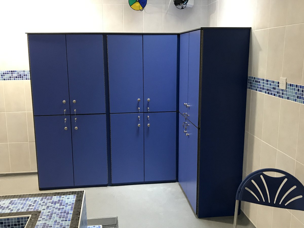 TopClassDesigns's tweet photo. Some cupboards fitted into @rowengateprimary for swimming pool storage.#solidcompact #swimmingpoolstorage #cupboards #waterwontaffect #schools #education #furniture #storage #TeachersMatter #teachers #headteacher https://t.co/leHW6Nbiyk