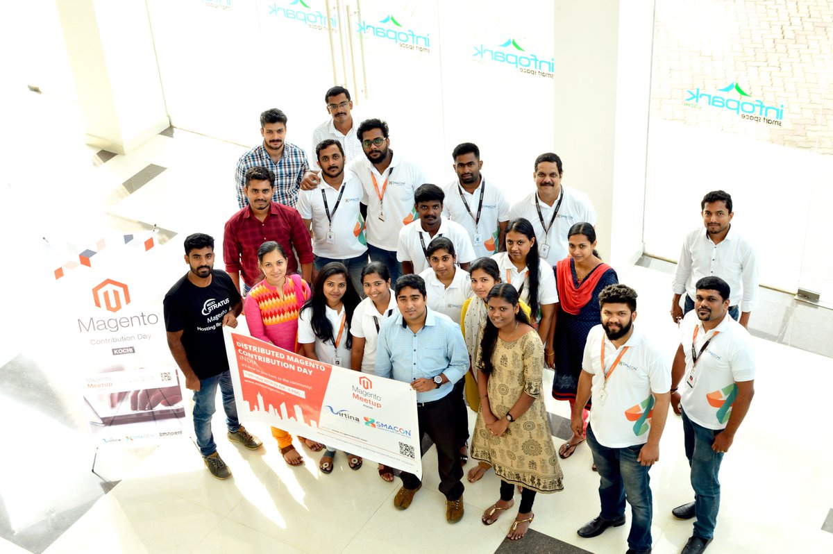 SmaconTech's tweet photo. Magento contribution Day at Smacon @magento @magentoindia https://t.co/KYE7IbNA76