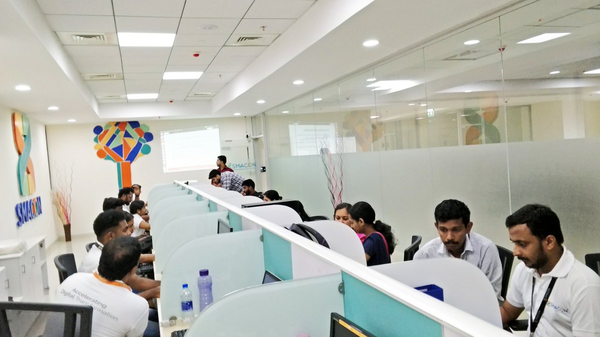 SmaconTech's tweet photo. Magento contribution Day at Smacon @magento @magentoindia https://t.co/KYE7IbNA76