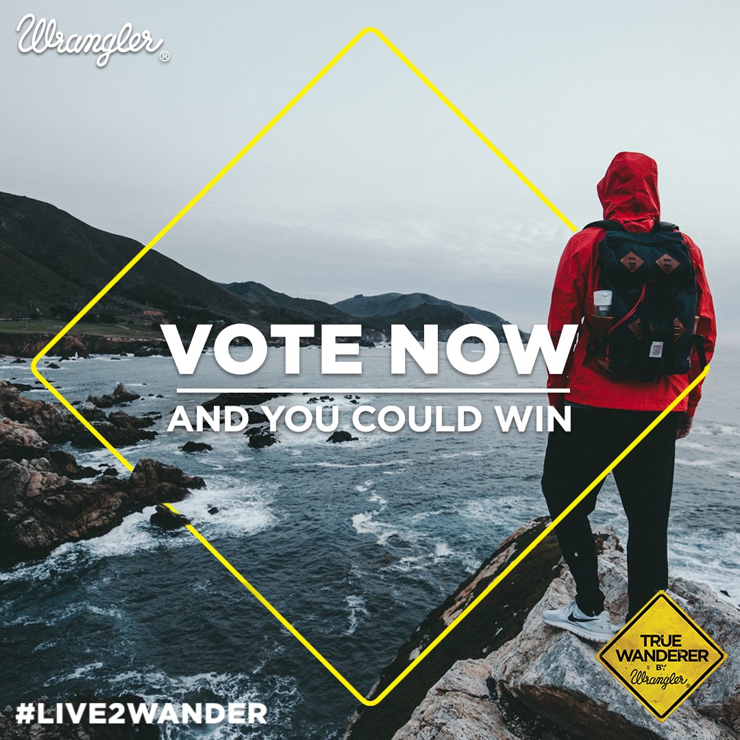 Wrangler_SA's tweet photo. You’ve seen them travel and watched them explore, now it’s your turn to support. Visit https://t.co/qp1iuoLWVx and vote for your favourite #TrueWanderer for a chance to win. #Live2Wander

T&amp;Cs apply. https://t.co/r5IAtukyoq