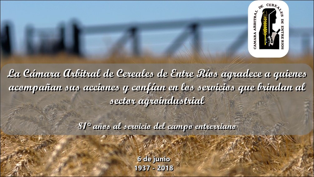 La Cámara Arbitral de Cereales de Entre Ríos cumple 81 años al servicio del sector agroindustrial
cacerer.com.ar/sitio/?p=20890