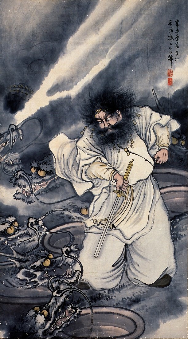 集え！英雄豪傑たち 作品紹介】鈴木松年《八岐大蛇退治図》1871年 京都